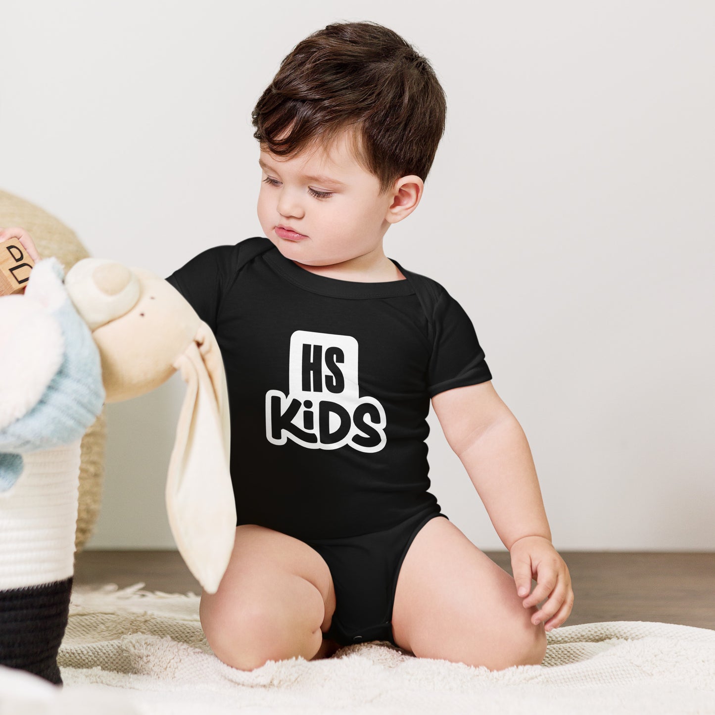 Kids Logo Baby Short Sleeve Onesie