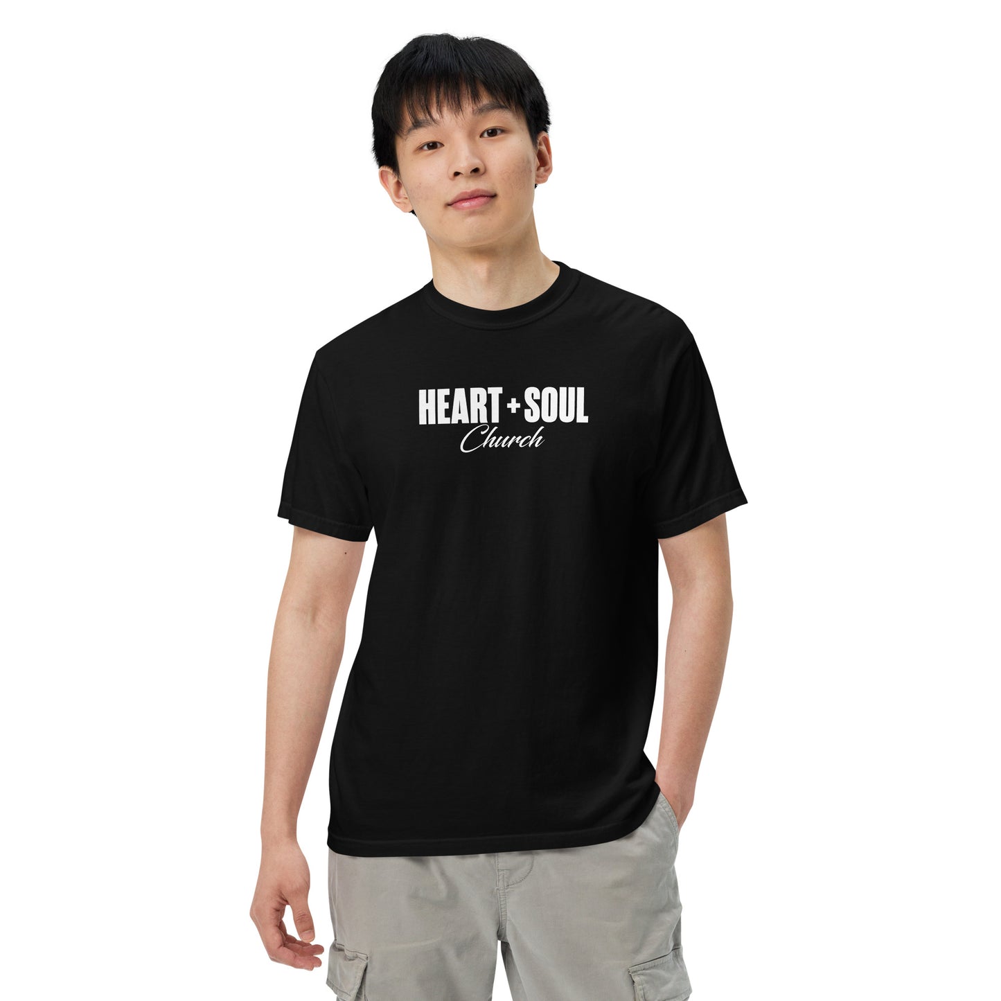 Unisex H+S Logo Heavyweight T-shirt