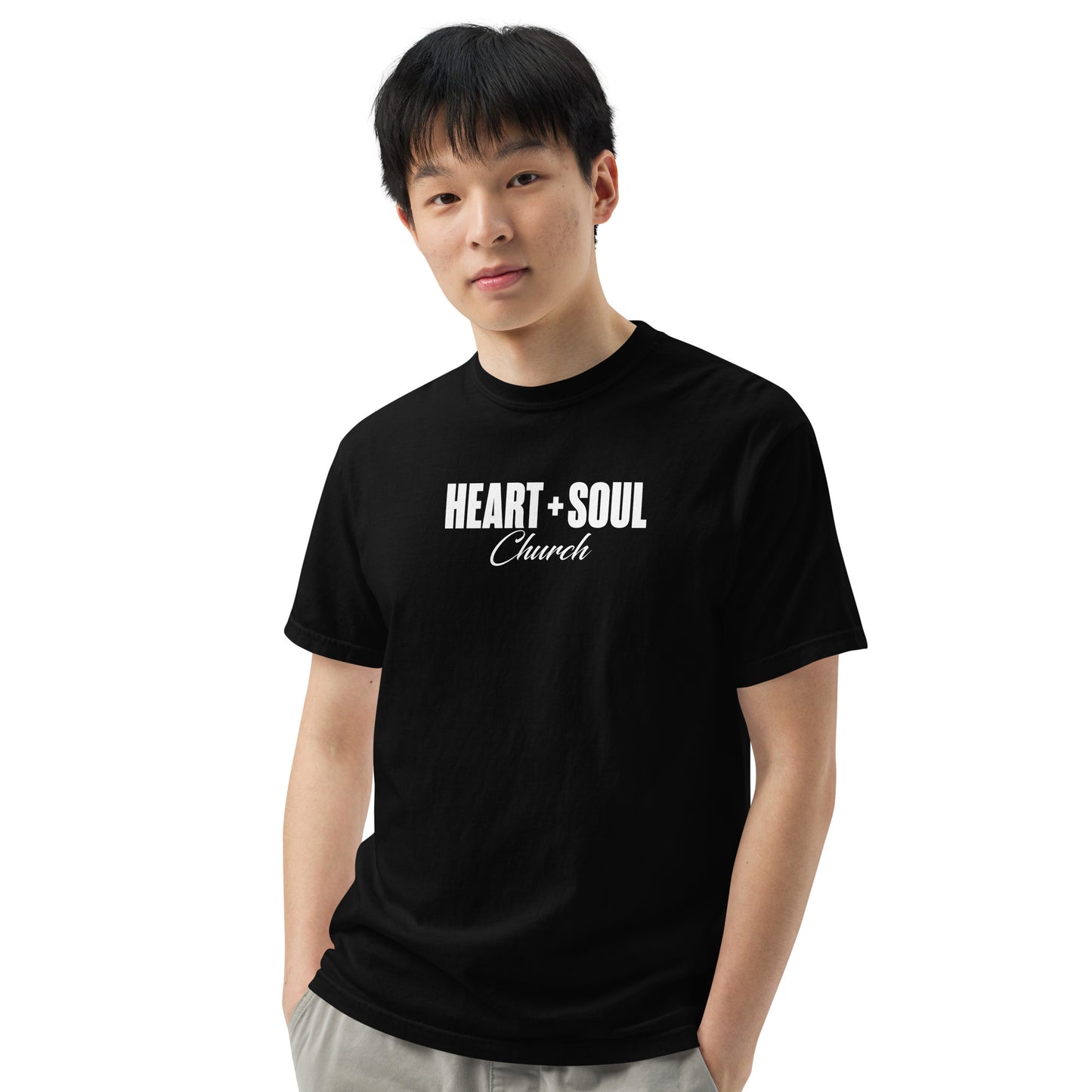 Unisex H+S Logo Heavyweight T-shirt