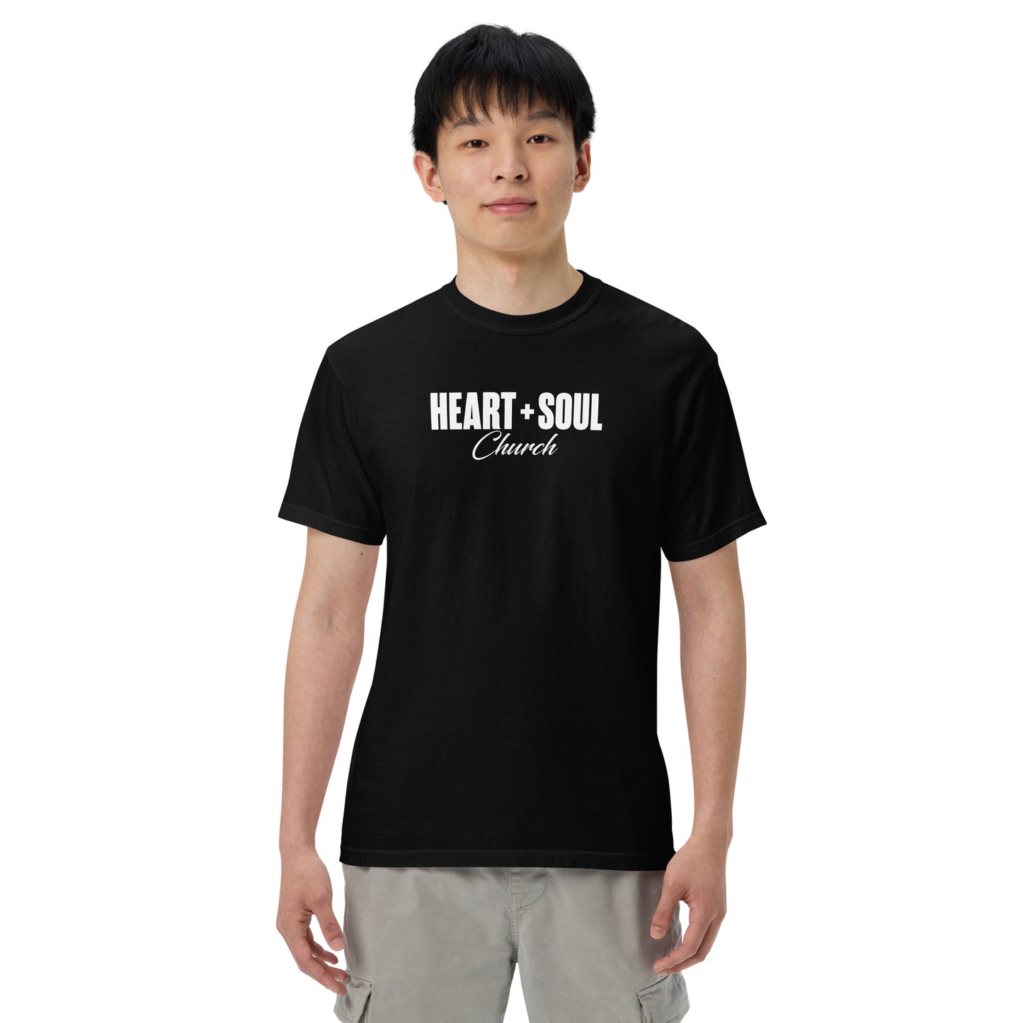 Unisex H+S Logo Heavyweight T-shirt