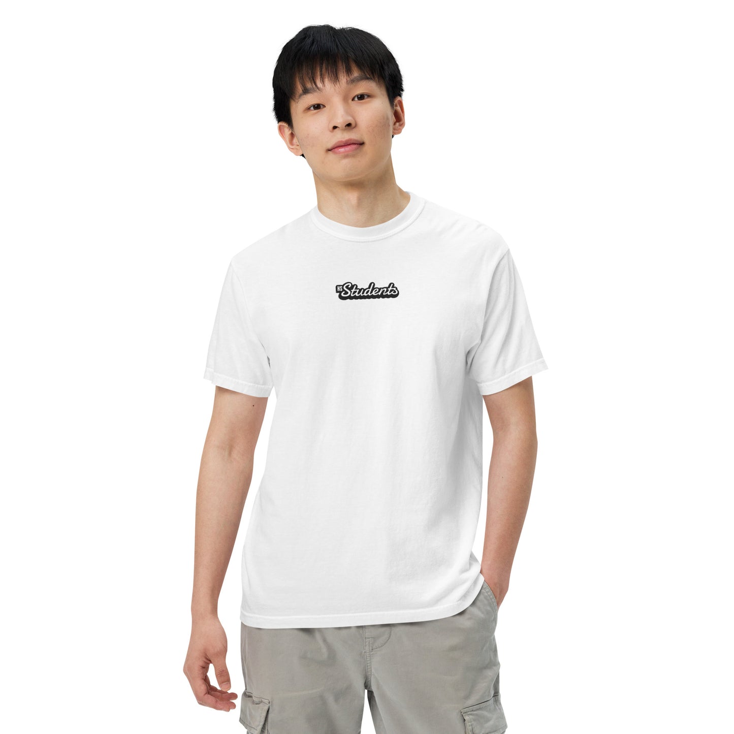H+S Students Embroidered Logo T-Shirt