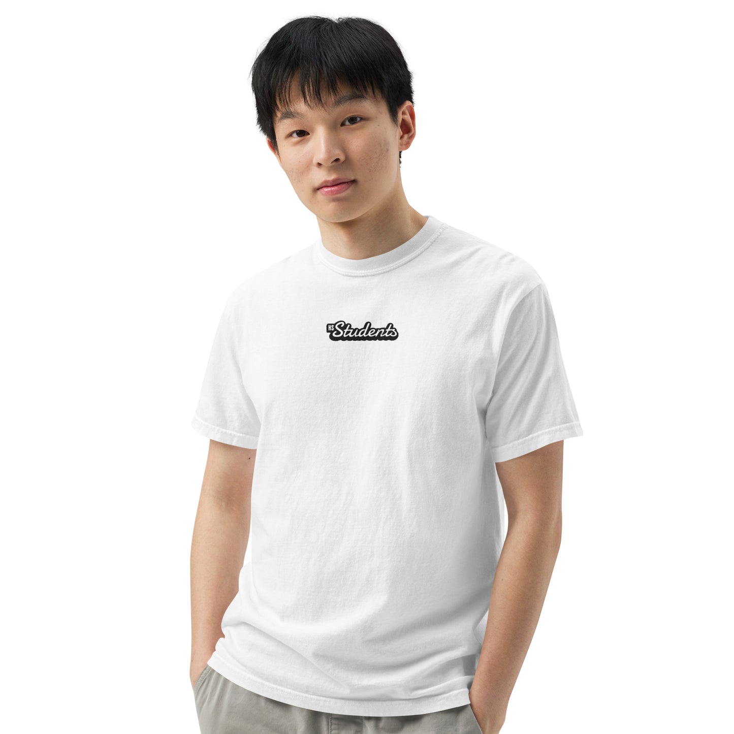 H+S Students Embroidered Logo T-Shirt