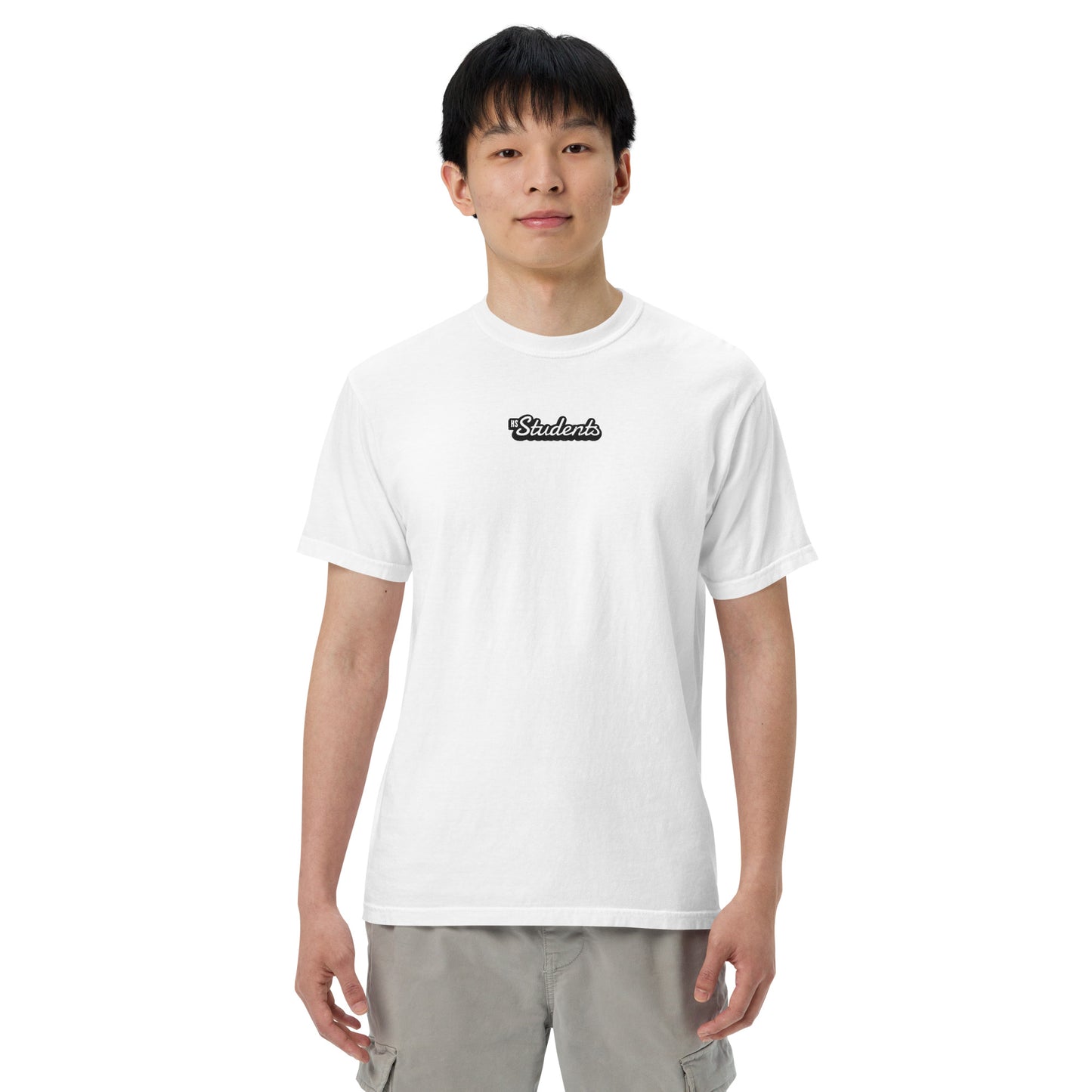 H+S Students Embroidered Logo T-Shirt