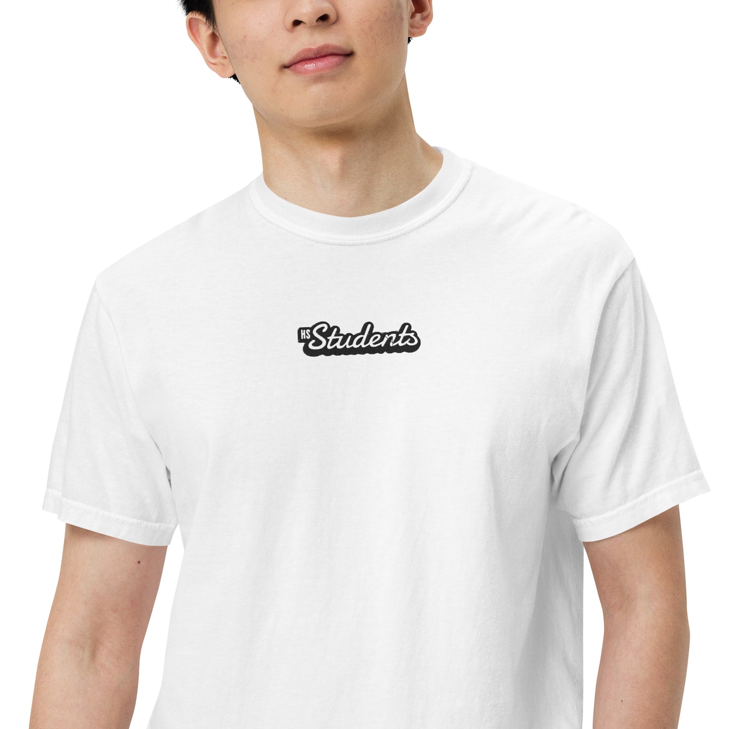 H+S Students Embroidered Logo T-Shirt