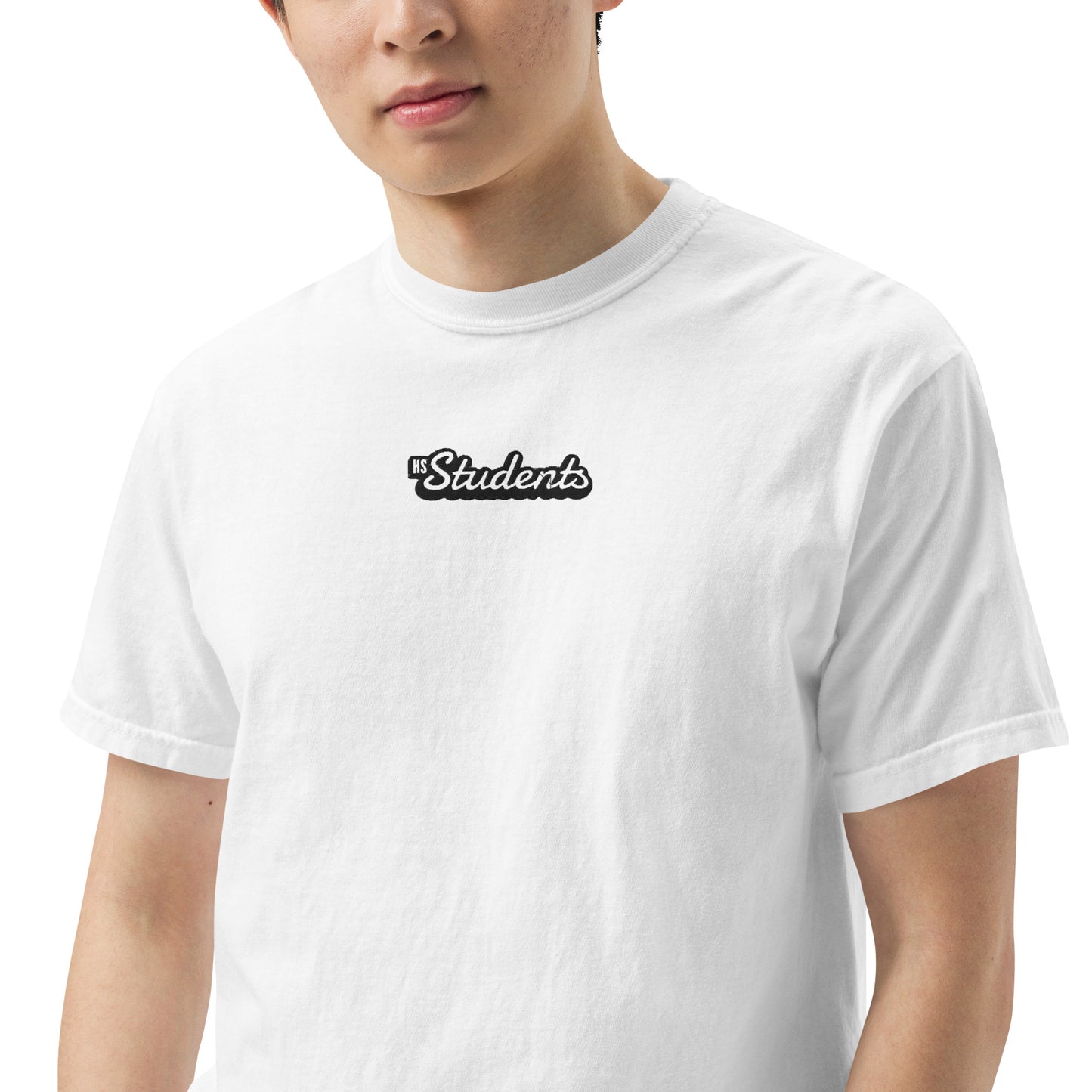 H+S Students Embroidered Logo T-Shirt