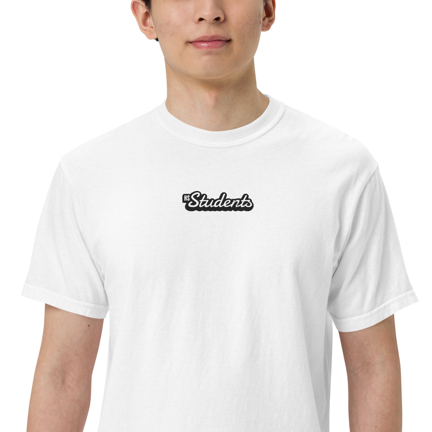 H+S Students Embroidered Logo T-Shirt