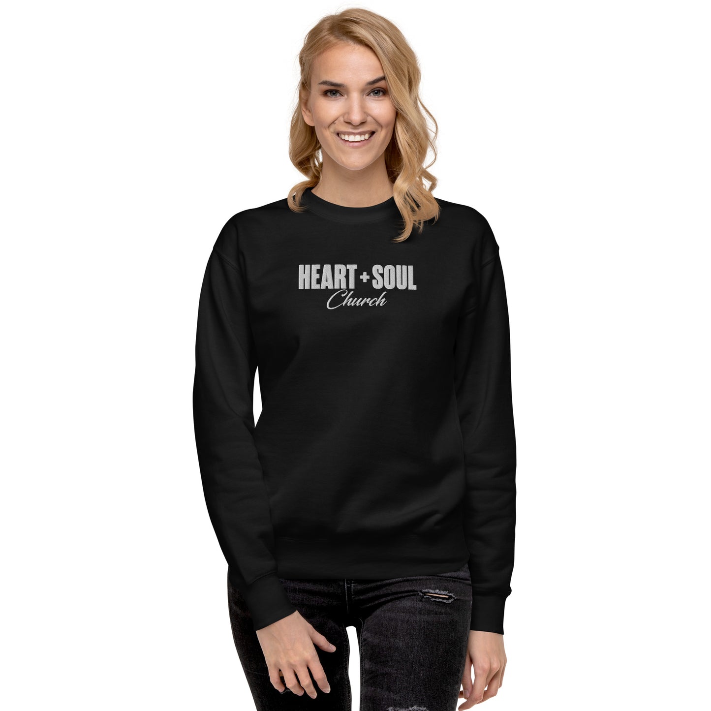 H+S Embroidered Logo Unisex Sweatshirt