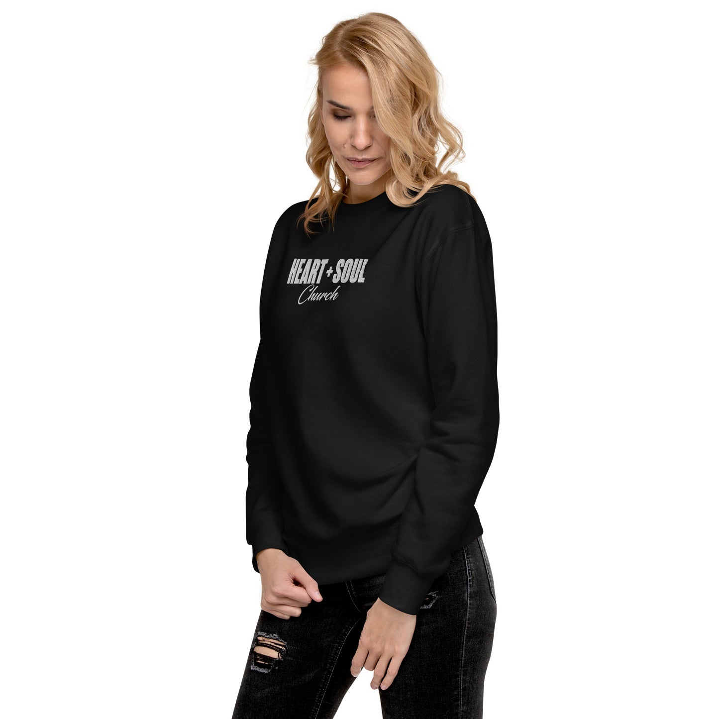 H+S Embroidered Logo Unisex Sweatshirt