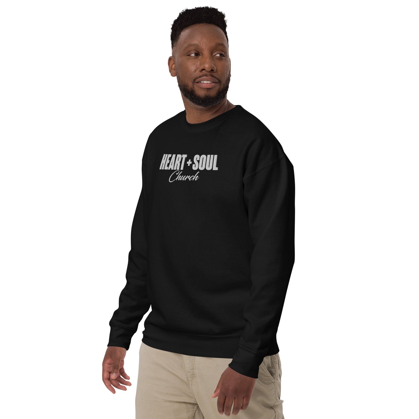 H+S Embroidered Logo Unisex Sweatshirt