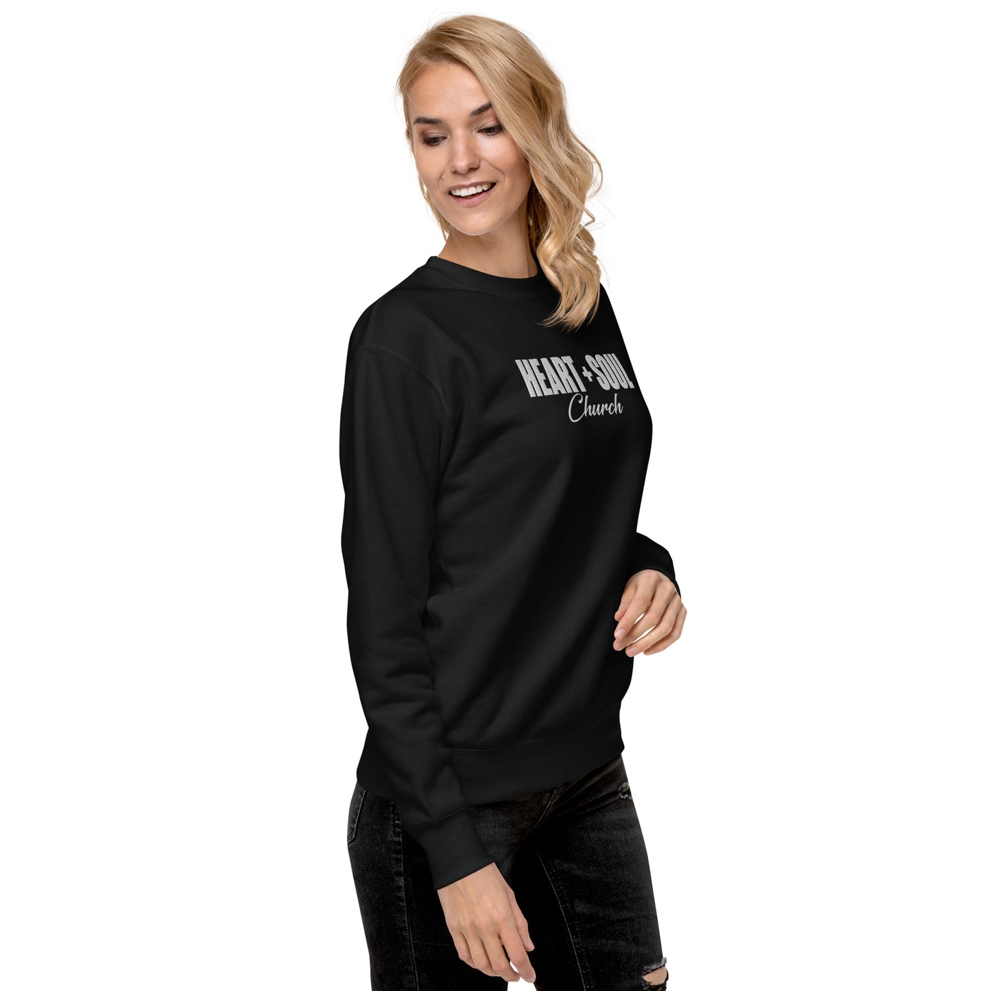 H+S Embroidered Logo Unisex Sweatshirt
