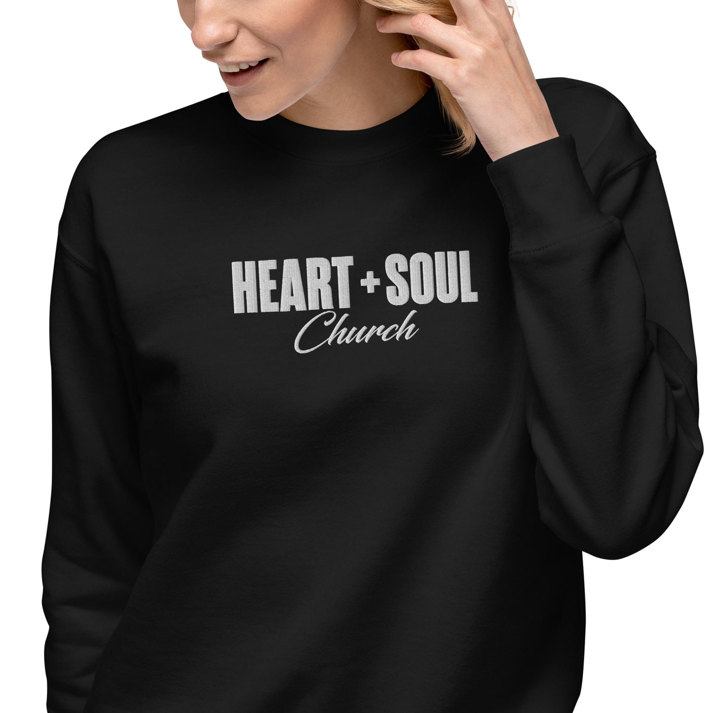 H+S Embroidered Logo Unisex Sweatshirt