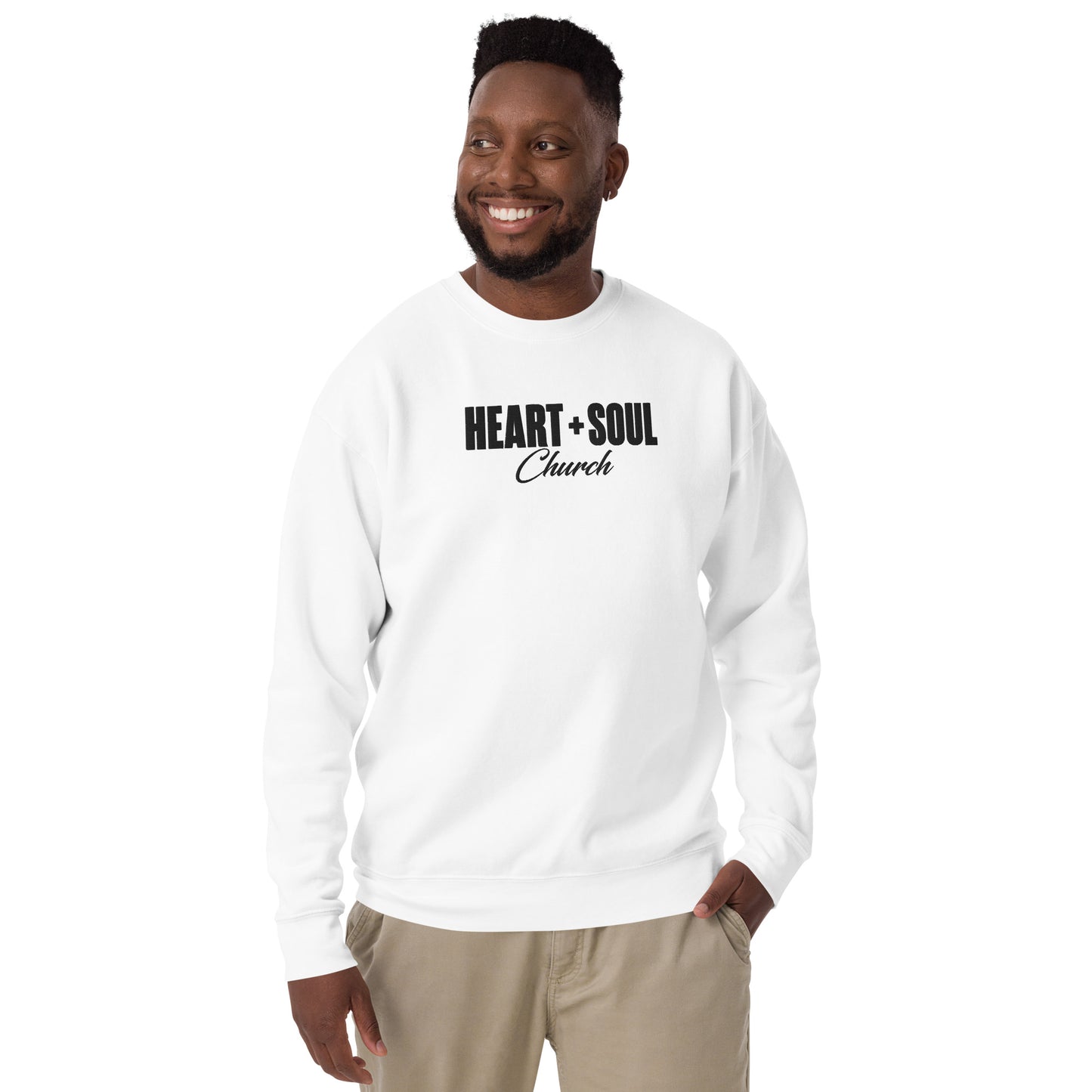 H+S Embroidered Logo Unisex Sweatshirt