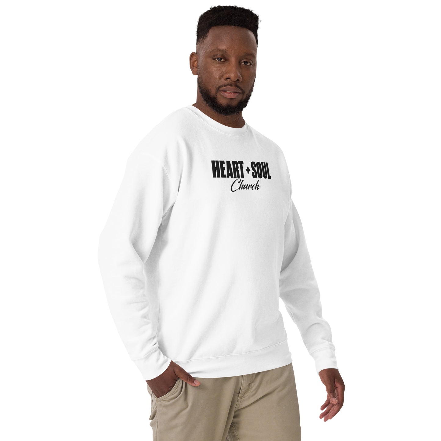 H+S Embroidered Logo Unisex Sweatshirt