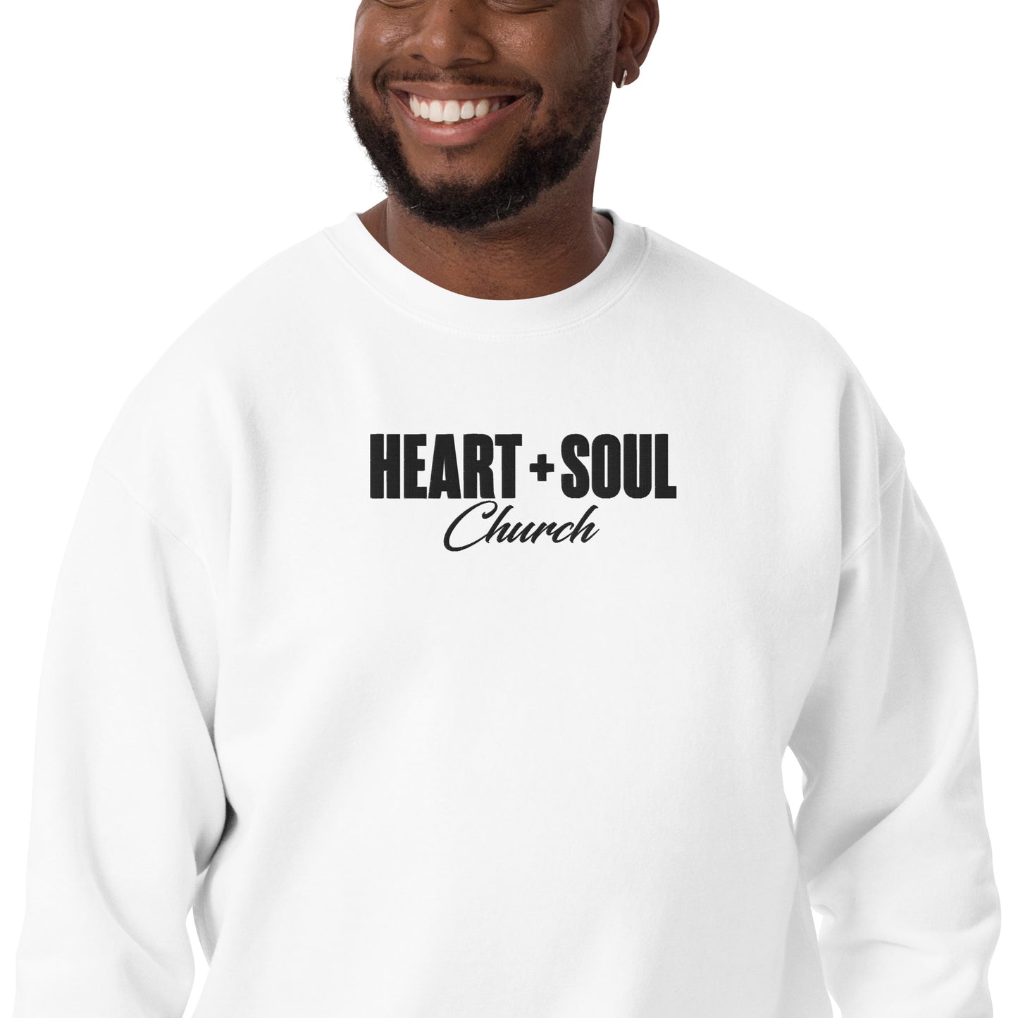 H+S Embroidered Logo Unisex Sweatshirt